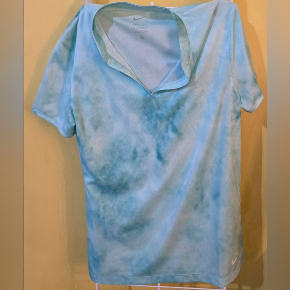 Nike Light Blue Dri-FIT Top